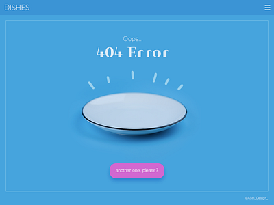 Daily UI #008 404 page 404 daily design page ui