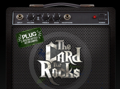 The Card That Rocks Promo branding brill creative dvd cover fifth third bank photo manipulation photoshop typography vector