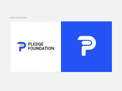 P letter financial related logo app branding design icon logo typography