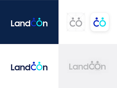 LandCon logo idea branding illustration logo popy kaka