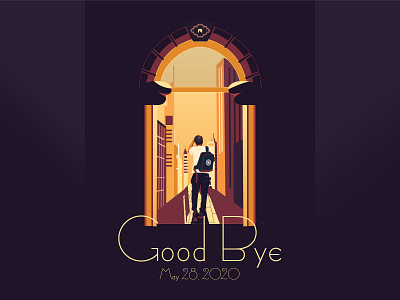 Goodbye goodbye graphic design illustration popy kaka