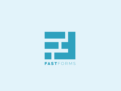 Fast Forms branding flat graphic design logo logo design logo designer thirty day logos
