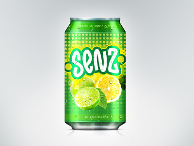 [senz] - Fizz Pop branding drink logo lettering logo design packaging product branding retail soda