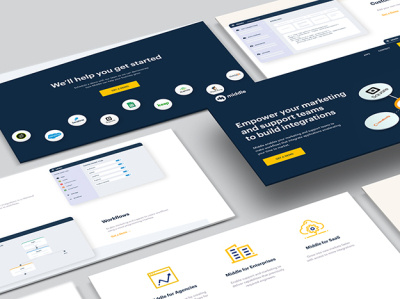 Middle App—Webflow Development branding ui web design webflow webflow design webflow development
