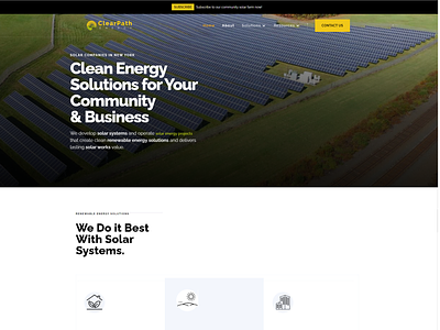 ClearPath Energy—Webflow Development