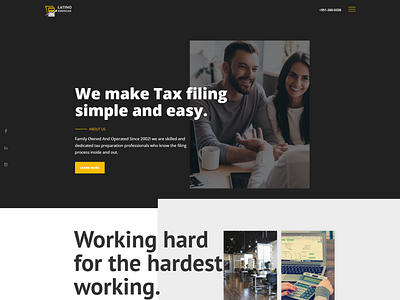 Taxespro Services Home page accounting web design webflow design webflow designer webflow development webflow template