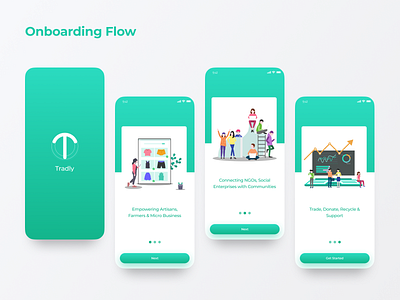 Tradly - Onboarding Screens