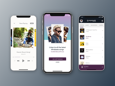 MyMusic App mobile app mobile app design mobile design mobile ui music app music streaming music streaming app sketch