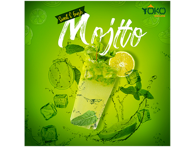 Mojito ads branding branding ads branding.mockup campaign design illustration illustrative ads single image ads socialmedia