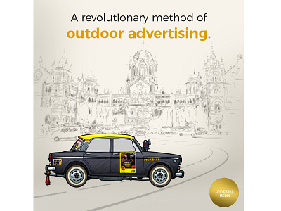 Universal media branding post ads branding branding ads campaign design facebook ads illustration illustrative ads socialmedia vector