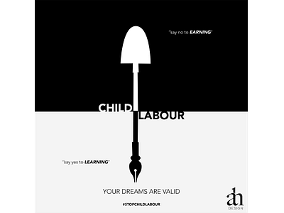Child labour post ads branding branding ads branding.mockup campaign design illustration illustrative ads single image ads socialmedia