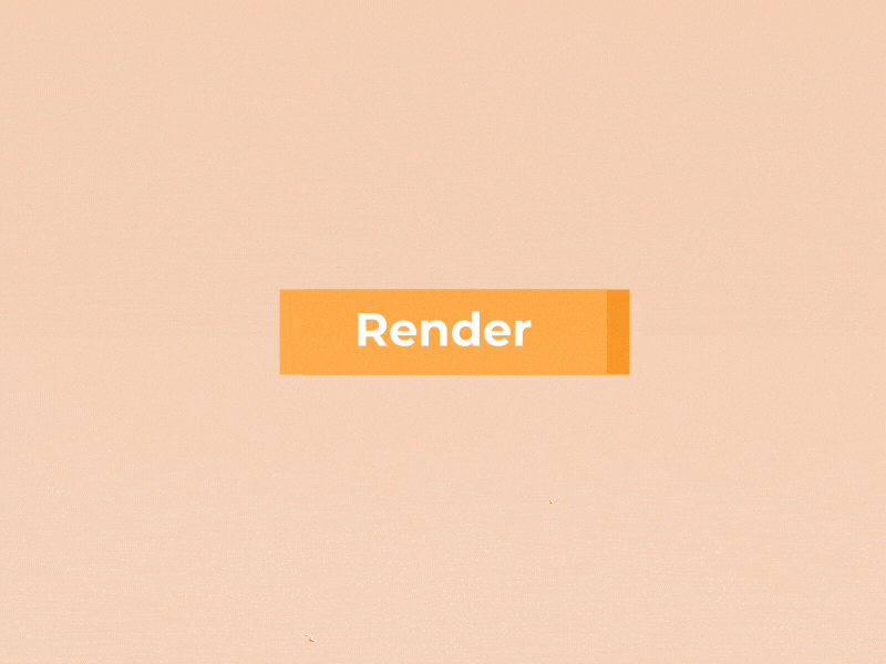 Let's Render?? ae animation animation 2d animation design design gif illustration motion