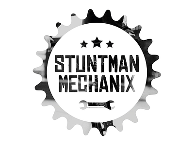 Stuntman Mechanix Logo bicycles bikes bmx fix logo mechanic shop