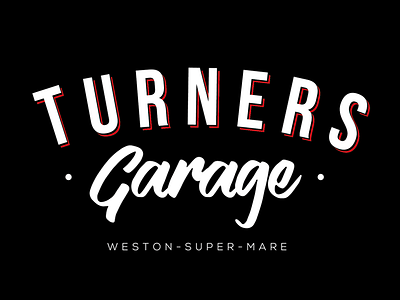 Turners Garage car classic garage hot logo mechanic retro rod vehicle vintage