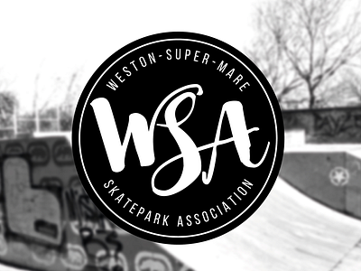 Weston-super-mare Skatepark Association bmx graffiti logo rollerblade skate skatepark street tag