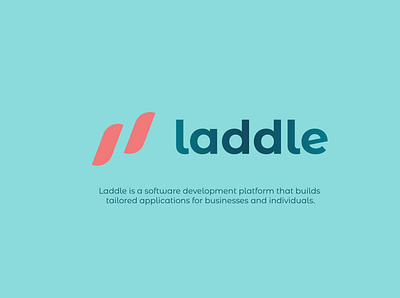Laddle logo brand identity logo