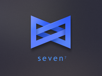 Seven blue logo seven