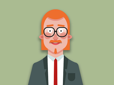 Accountant Henry character design colour concept art design face graphic design illustration illustrator vector vectorart