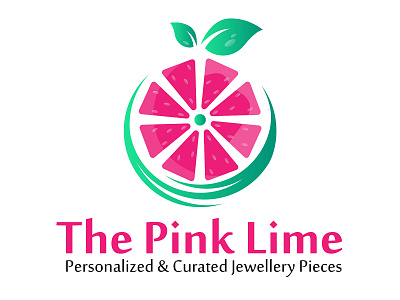 The Pink Lime Logo brand branddesign branding color design designer dribbble illustration lemon lemon logo lime logo logo design logodesign logos logotype pink typography vector