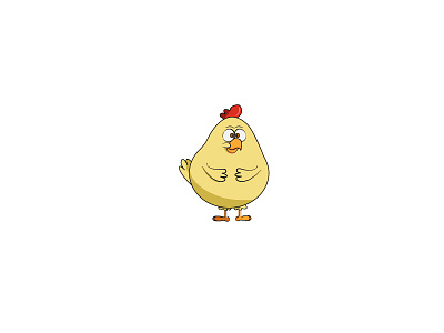 Chicken animal cartoon chicken chicken diner icon vector