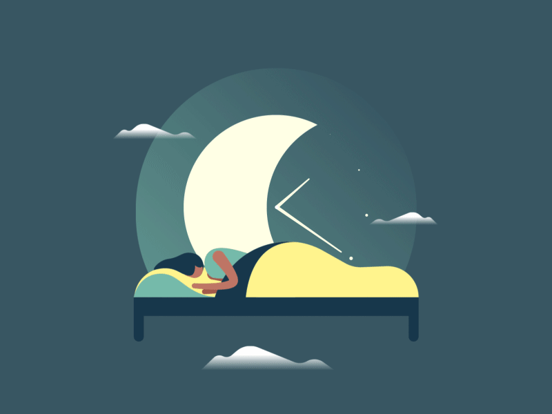 Know your nights. Master your days. activity animation connected devices health healthmate illustration monitor sleep ux withings