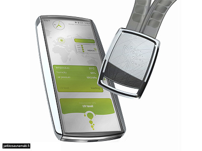 Original Concept, Design Management | Nokia Eco Sensor Concept design graphicdesign industrialdesign ui ux visualdesign