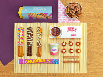 Olha o Churros Packing brand design identity packing