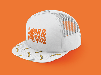 Sabor & Churros Cap brand branding design identity typography