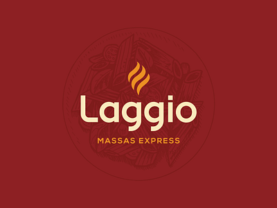 Laggio Identity brand branding design identity pasta restaurant