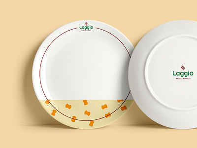 Laggio Dishes brand branding design dishes identity pasta restaurant