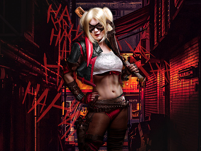 Harley Quinn artwork digital digitalart harleyquinn wallpaper