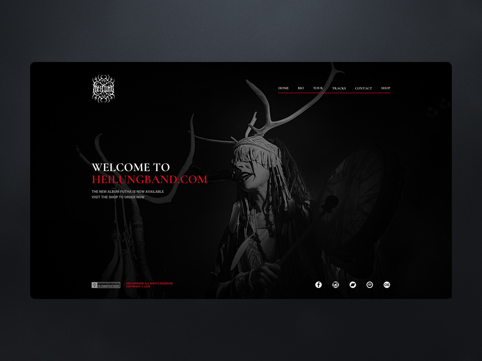Heilung (Website Proposal) by DinapixStudio on Dribbble