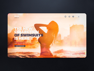Bravia Swimsuits (Website Concept) design ecommerce graphic design online shop ui webdesign