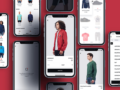 Winkelstraat.nl - New Arrivals app e-commerce fashion ios iphone mobile native app ui ux