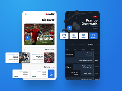Sport5 - It's game time concept ios iphone mobile native app sport sports ui ux