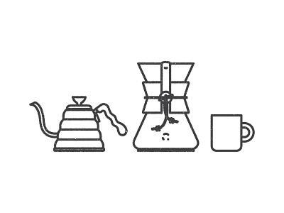 Ritual art chemex coffee design hario illustration mug portfolio ritual texture vector website