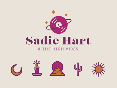 Sadie Hart Logo + Icons