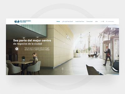 WTC - Free zone Montevideo ui design web webdesign website world trade center