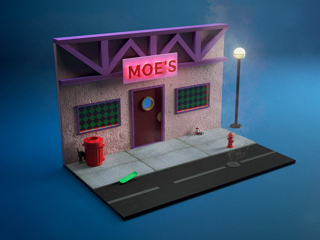 MOE'S Tavern by Gervasio. on Dribbble