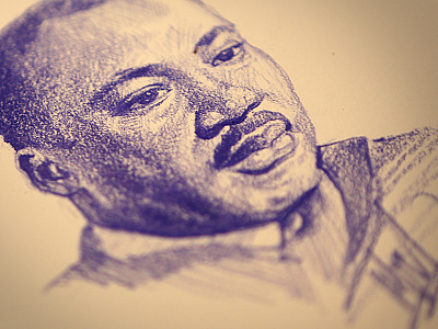 Martin Luther King Ogabel Sketch Dribbble drawing ogabel sketch sketchbook