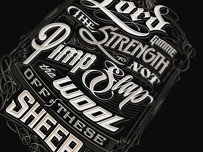 Lord Gimme Ogabel Lettering Typography calligraphy freehand handstyles handwriting lettering ogabel script typography vector