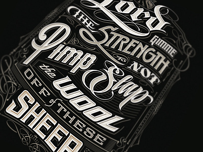 Lord Gimme Ogabel Lettering Typography