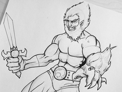 Lion-O Concept 80s cartoons ceed creative comics copic illustration lion o phillip maddox sketch thundercats