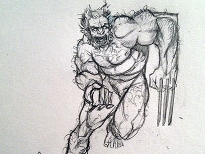 Wolverine...or should I call you Weapon-X? ceed creative comics mutant pencil phillip maddox sketch snikt weapon x wolverine x men