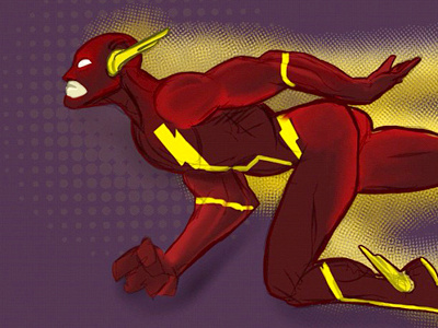 The Flash ceed creative comics dc flash ipad phillip maddox sketch the flash