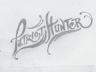 Patriot Hunter logo sketch