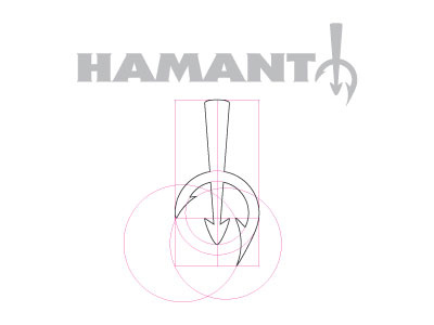 Hamant Logo airboat aquatic boat ceed ceed creative concept hamant logo phillip maddox trident vector