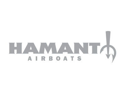 Hamant Airboats logo airboats ceed ceed creative hamant logo logo design phillip maddox poseidon trident www.ceedcreative.com
