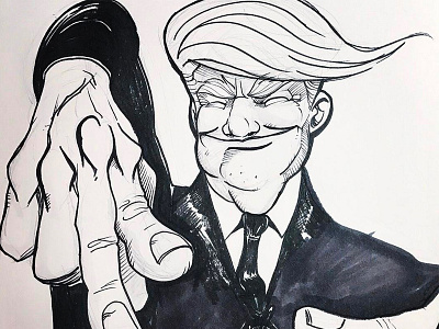 Trump POTUS caricature ceed creative donald illustration makeamericagreatagain potus president trump whatup