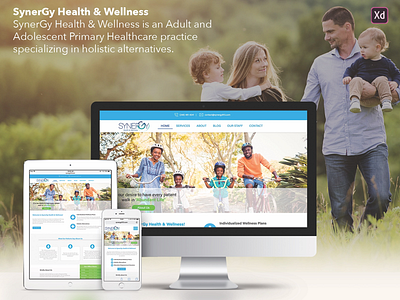SynerGy Health & Wellness Website doctor family health medical uiux webdesign website wellness